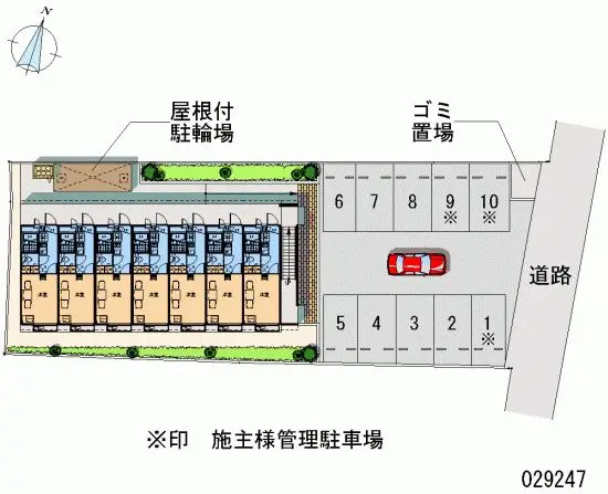 ★手数料０円★愛甲郡愛川町中津　月極駐車場（LP）